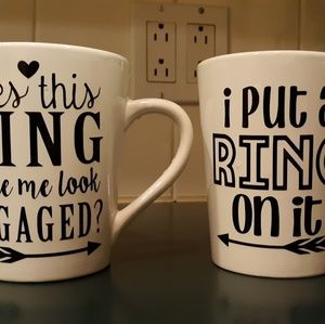 Engagement mug set